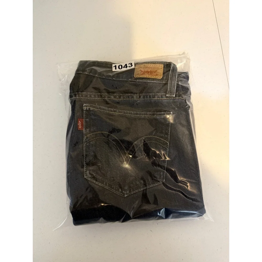Levi's 524 Too Superlow Jeans Womens 7 Medium Blue Excellent Denim Stretch